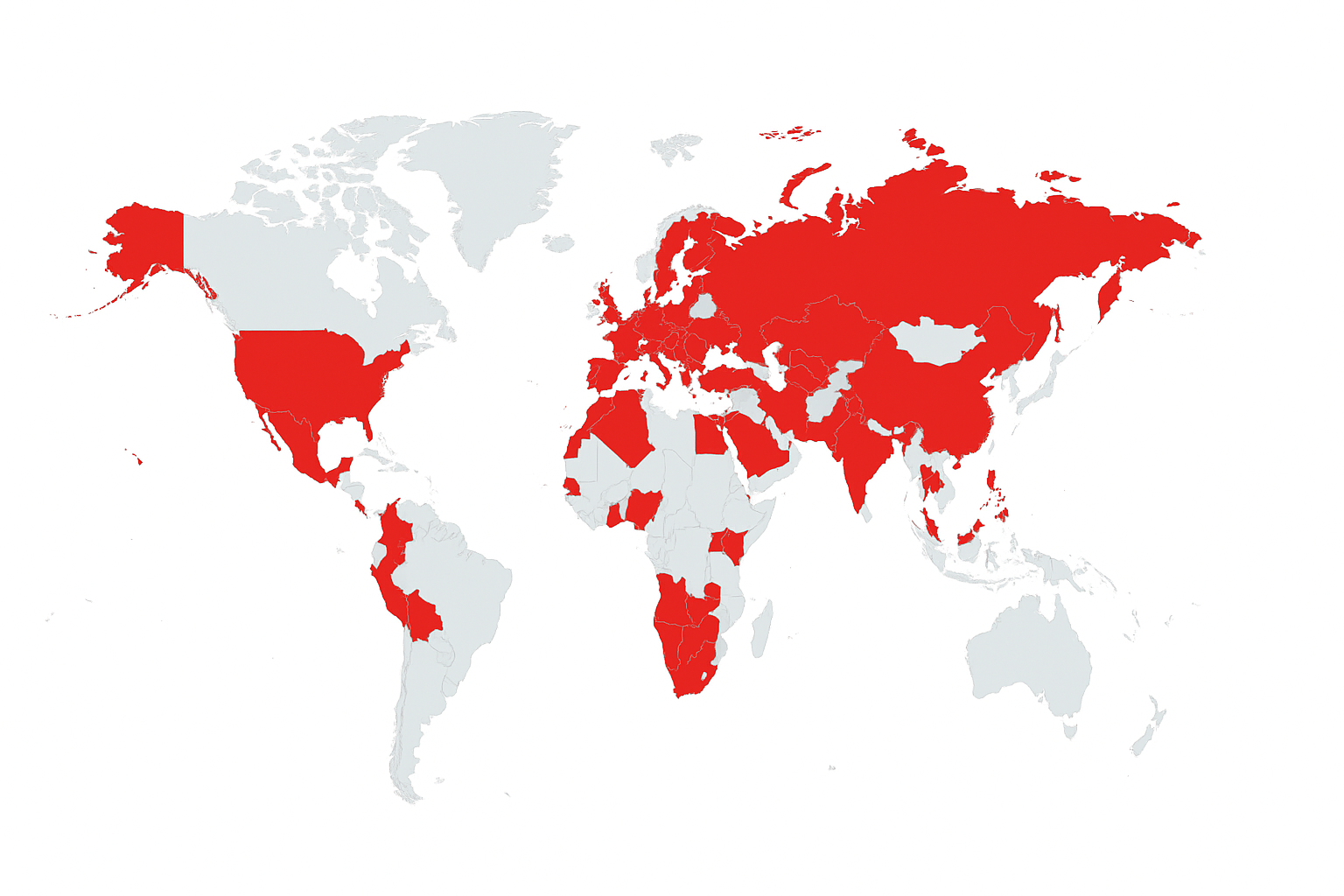 Reference Countries Map